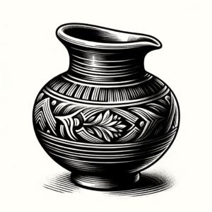 Mexican Pottery Depicted In A Mexican Tattoo