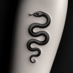 Micro Realism Snake Tattoo