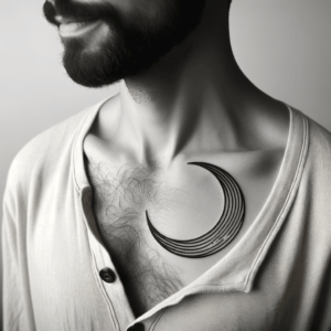 Minimalist Crescent Moon