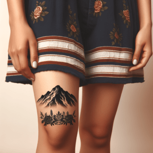 Minimalist Mountain Range