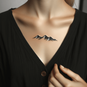 Minimalist Mountain Range