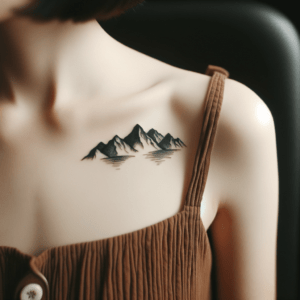 Minimalist Mountain Range