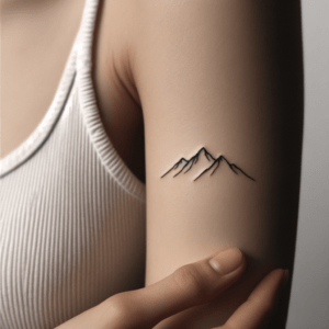 Minimalist Mountain Range