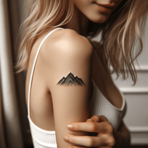 Minimalist Mountain Range