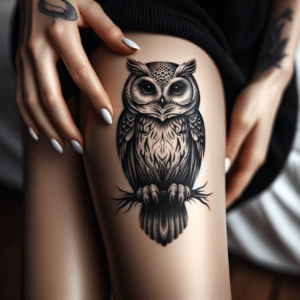 Minimalist Owl Design