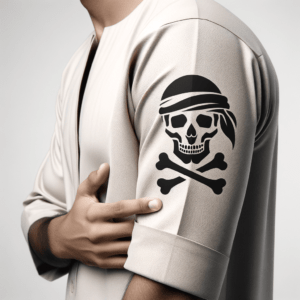 Minimalist Pirate Skull