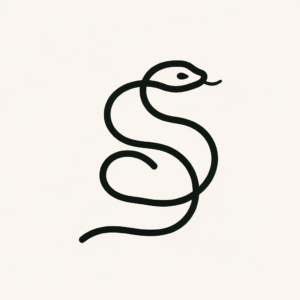 Minimalist Snake In A Single Line