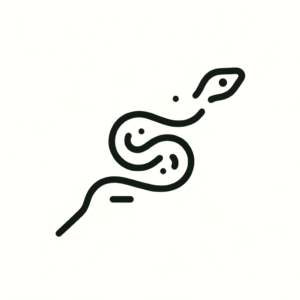 Minimalist Stick And Poke Snake