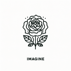 Minimalist Tattoo Of A Rose