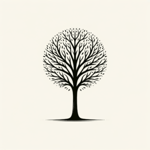 Minimalist Tree Silhouette