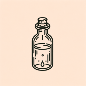 Neo Traditional Tattoo Design Of A Potion Bottle