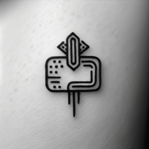 Neon In A Tiny Tattoo Style