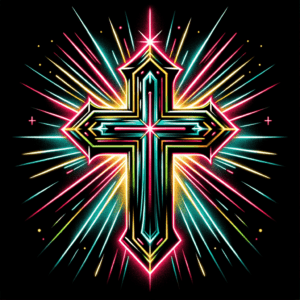 New School Cross In Bright Neon Colors