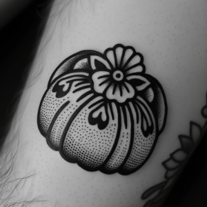 Pan De Muerto In Mexican Tattoo Style