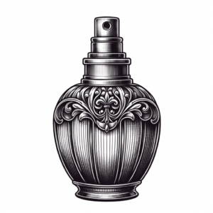 Perfume Atomizer Depicted In A Sexy Tattoo