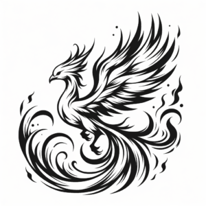 Phoenix Inspired By Anime Art