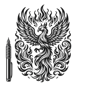 Phoenix With Traditional Flames