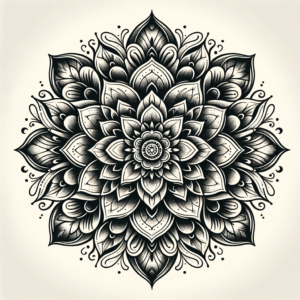 Poised Floral Mandala