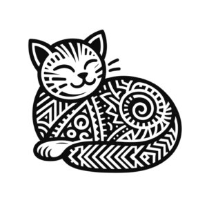 Polynesian Cat Tattoo