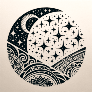 Polynesian Night Sky Tattoo