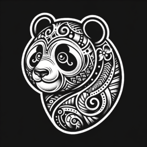 Polynesian Panda Tattoo