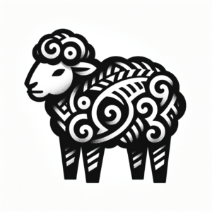 Polynesian Sheep Tattoo