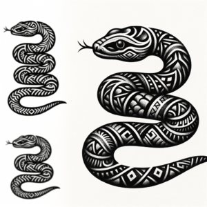 Polynesian Snake Tattoo