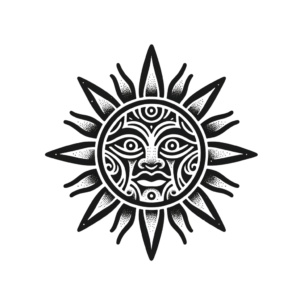 Polynesian Sun Tattoo