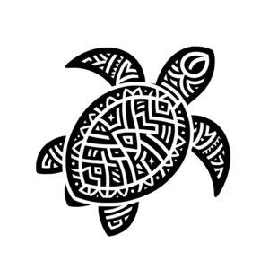 Polynesian Turtle Tattoo Design