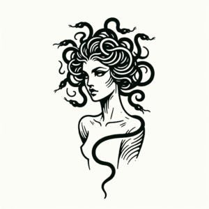 Pretty Medusa With Elegant Lines