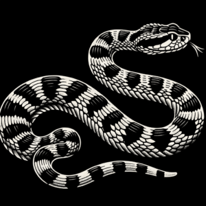 Rattlesnake Depicted In An Americana Tattoo