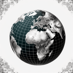 Realism Globe With Continents