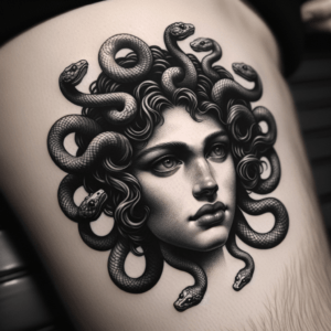 Realism Medusa With Lifelike Snakes