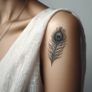 Realism Peacock Feather
