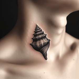 Realism Seashell With Intricate Details