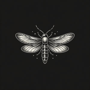 Realism Tattoo Design Of A Firefly