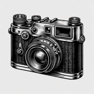 Realism Tattoo Of A Vintage Camera