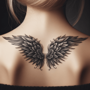 Realistic Angel Wings With Detailed Feathers