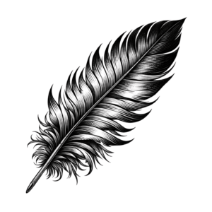 Realistic Feather With Intricate Details