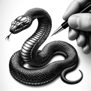 Realistic Snake With Intricate Details