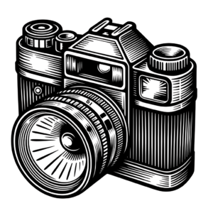 Retro Camera With Flash