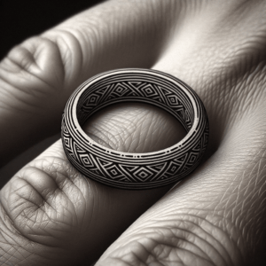Ring In Tribal Lines