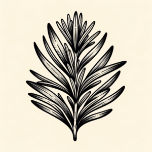 Rosemary Depicted In A Neo Traditional Tattoo