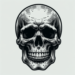 Rugged Skull With Bold Features