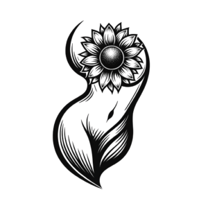 Seductive Sunflower With Curves