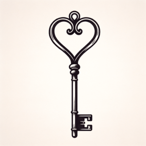Sexy Tattoo Design Of A Heart Key