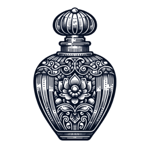 Sexy Tattoo Design Of A Perfume Bottle