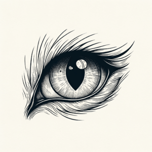 Sexy Tattoo Of A Cat-Eye