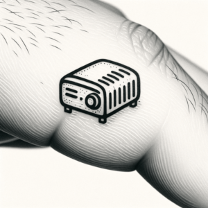 Side Depicted In A Tiny Tattoo