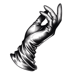 Silk Glove Depicted In A Sexy Tattoo